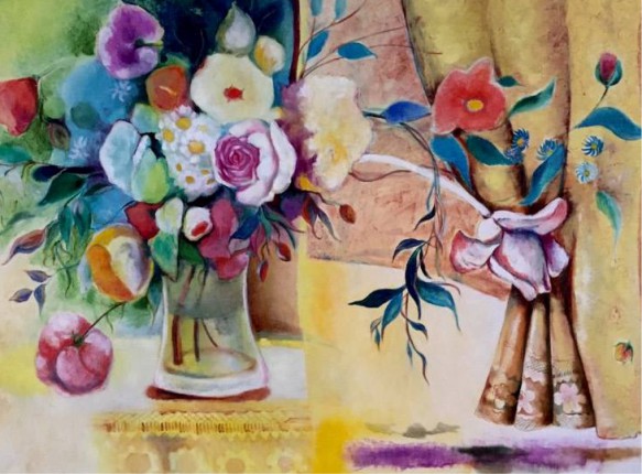 Mariné Zuloyan, Peintures - Les Fleurs, NATURE MORTE D’ÉTÉ