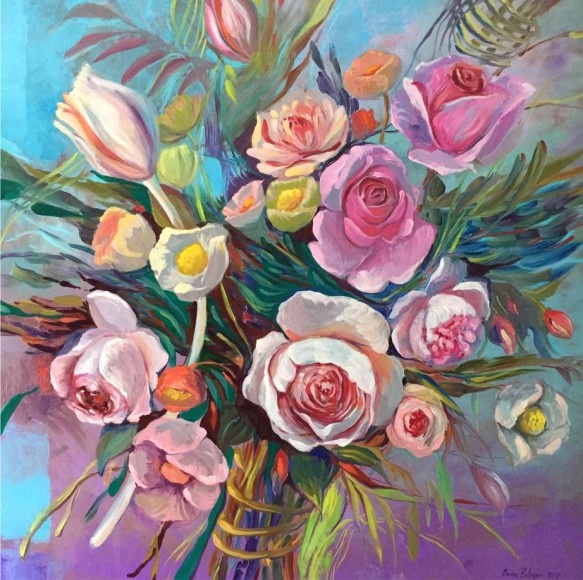 Mariné Zuloyan, Peintures - Les Fleurs, LE PRINTEMPS