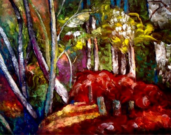 Mariné Zuloyan, Peintures - Les forêts, COULEURS FORESTIERES