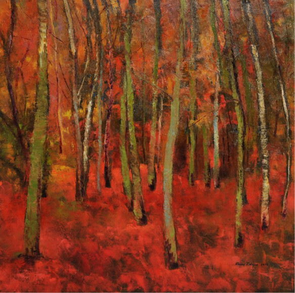 Mariné Zuloyan, Peintures - Les forêts, FORÊT D'AUTOMNE