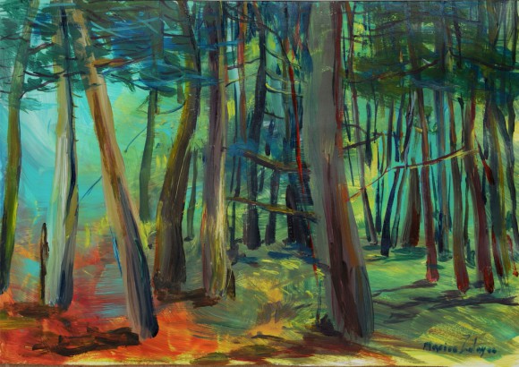 Mariné Zuloyan, Peintures - Les forêts, FORÊT DU MATIN